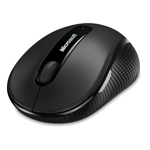 Mouse Microsoft Mobile 4000, Inalambrico, Negro