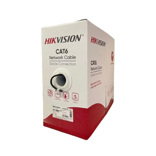 Cable U/UTP CAT6 HIKVISION, exteriores 4 pares 23AWG, 300M